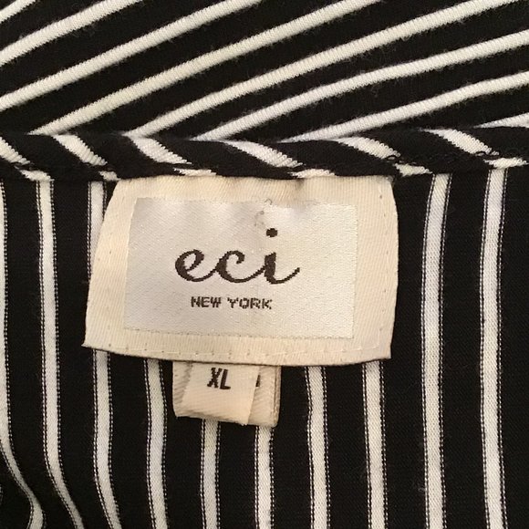 ECI New York Women's Striped Top - Picture 4 of 6